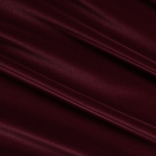 Bordeaux - Beauchamp Velvet Fabric by James Hare 100% Cotton