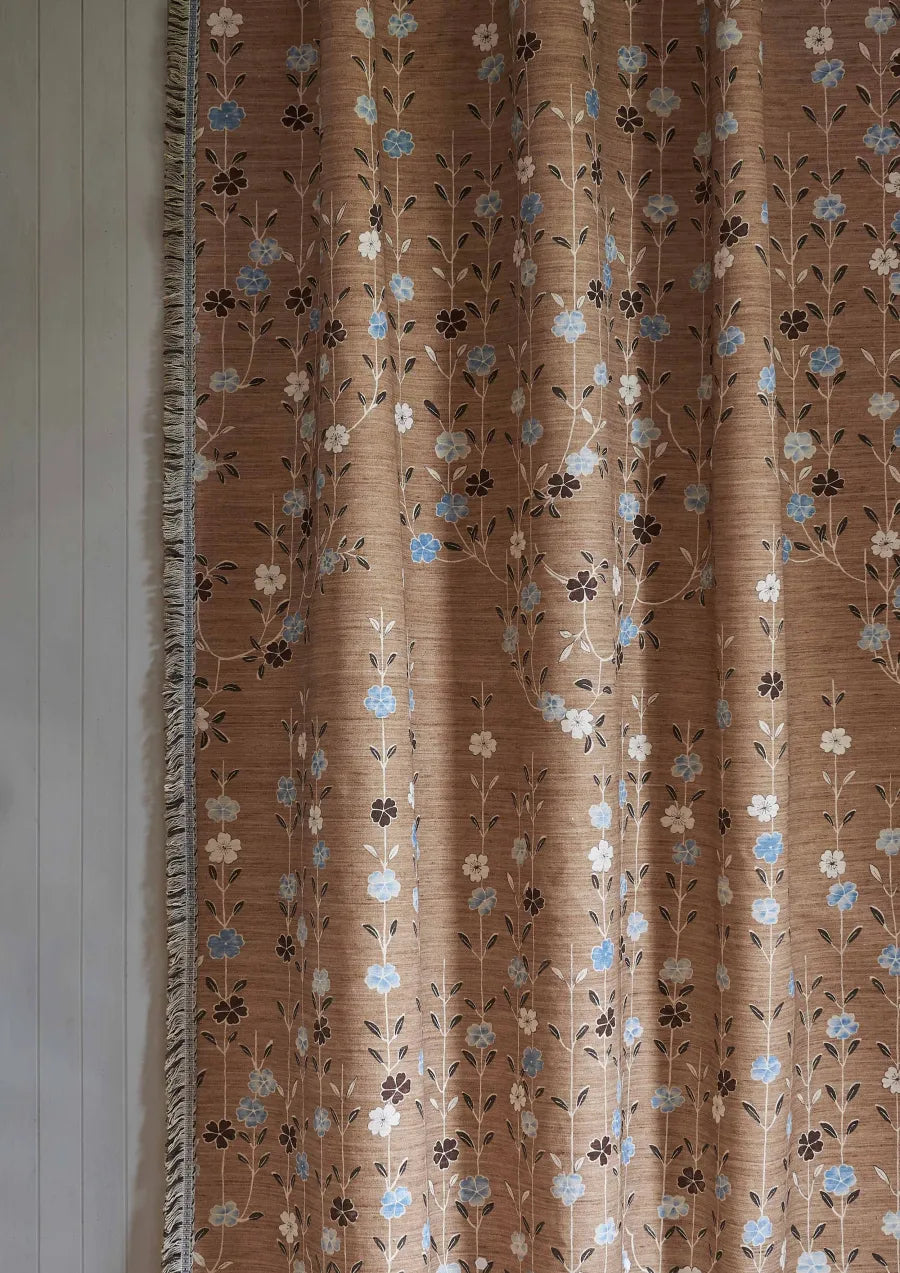Lewis & Wood Blossom Blue Ginger Made to Measure Roman Blinds – lifestyle photograph