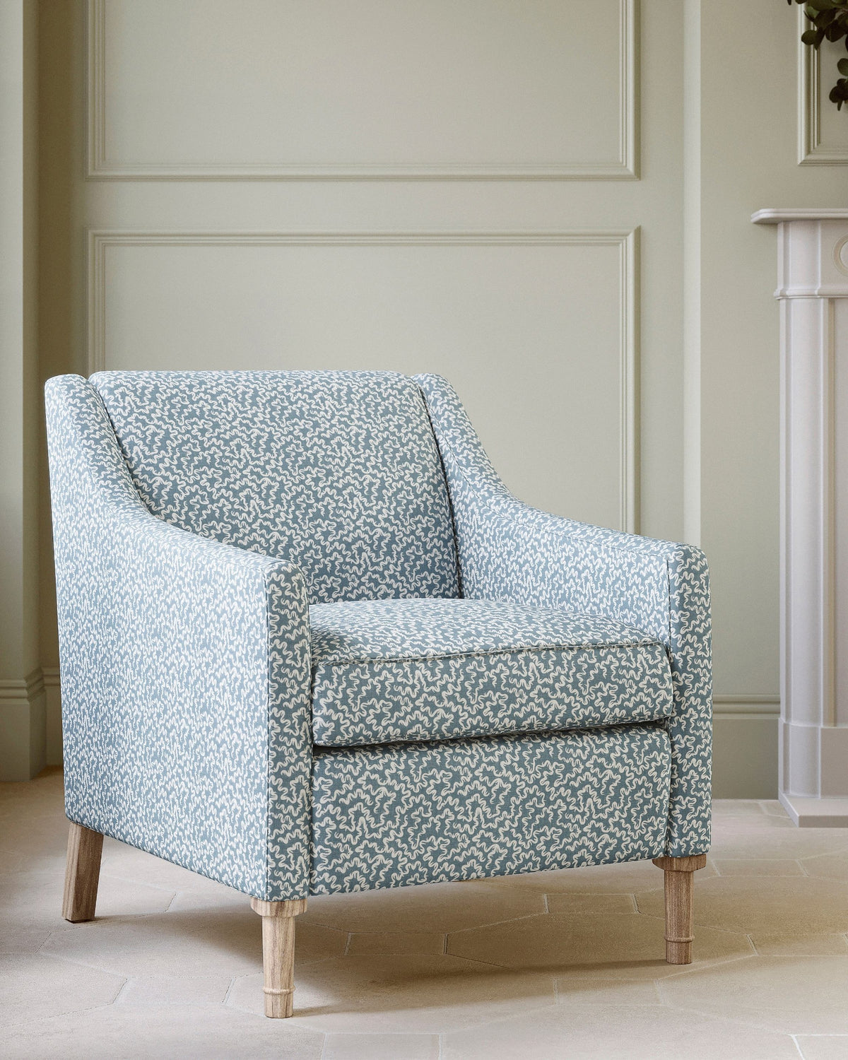 James Hare Lamerie Vermicelli Victoria Blue Made to Measure Roman Blinds