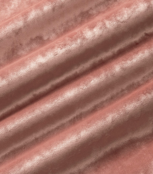 Blush - Alpha Velvet by Linwood - Fabric, Curtains, Roman Blinds