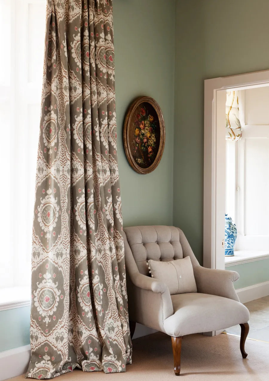 Lewis & Wood Bukhara Tea Rose Made to Measure Curtains – lifestyle photograph