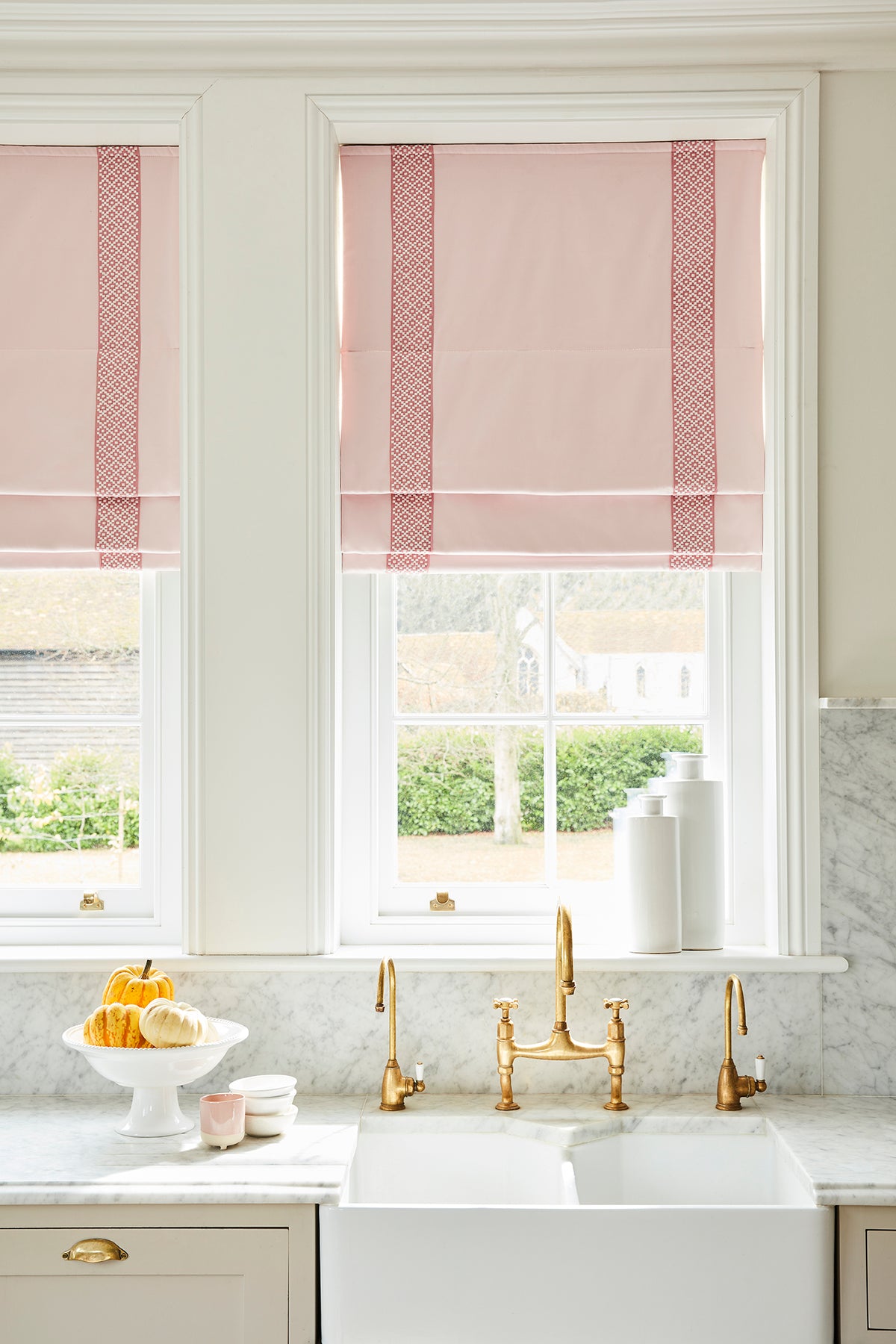 James Hare Chelsea Forget Me Not Made to Measure Roman Blinds