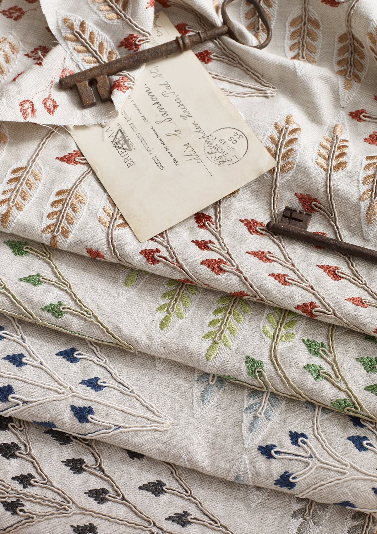 James Hare Ashbee Terracotta Made to Measure Roman Blinds