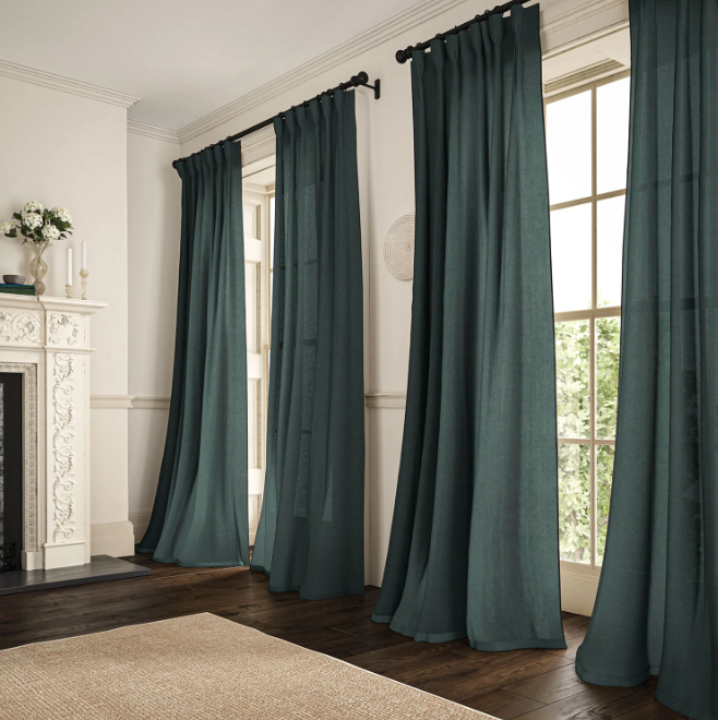 Canopy - Marietta Linen by Linwood - curtains