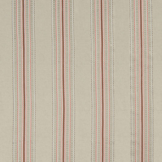James Hare Ceylon Natural/Dusky Rose Made to Measure Curtains