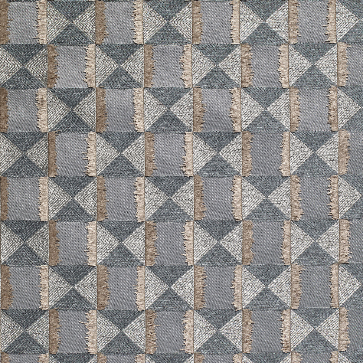 James Hare Charleston Blue Made to Measure Curtains