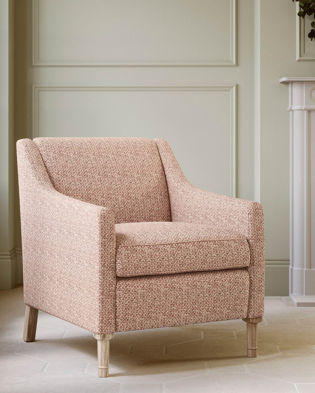 James Hare Flori Cherry Rose Made to Measure Curtains