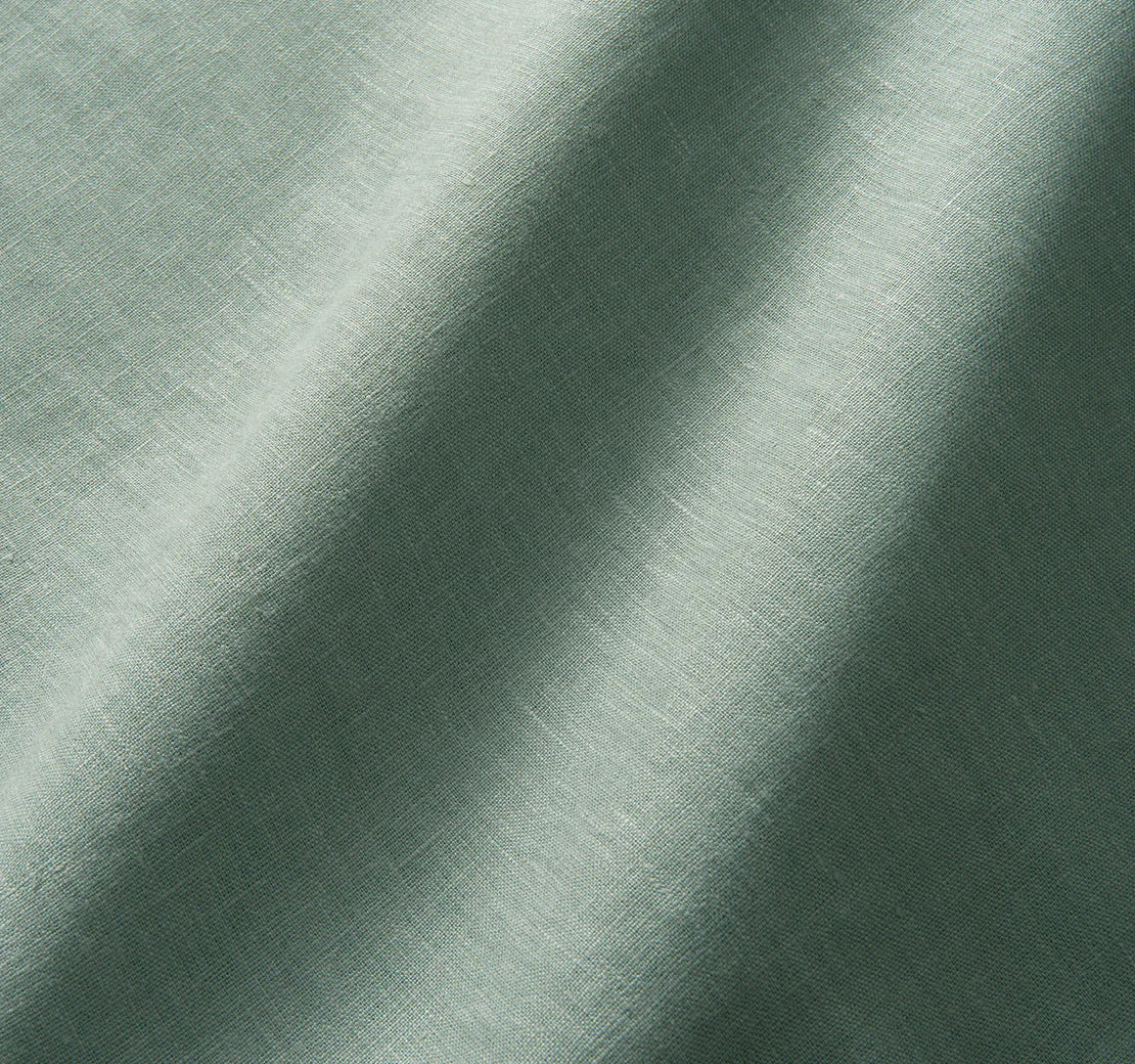 Cooshy Lichen Green 100% Linen House Fabric