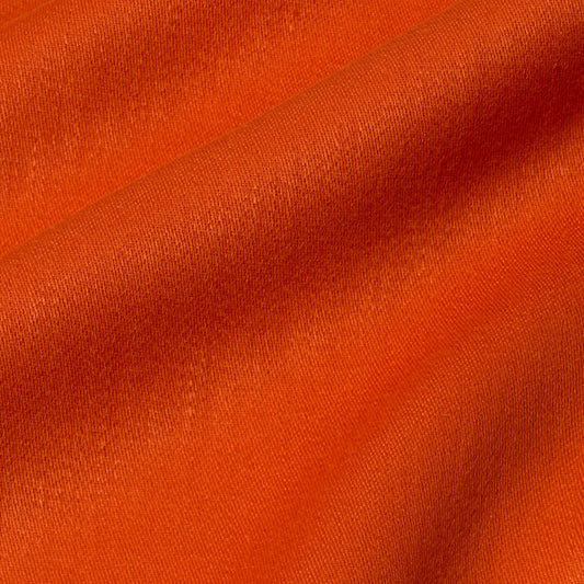 Cooshy Orange Satin Linen 100% Linen Fabric