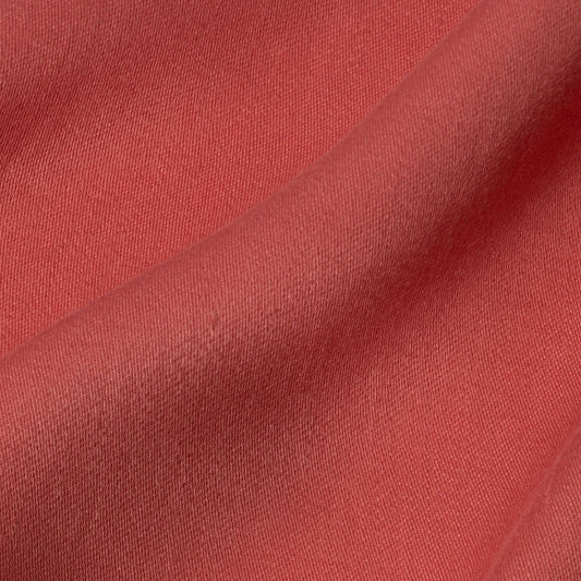 Cooshy Rose Madder Satin Linen 100% Linen Fabric