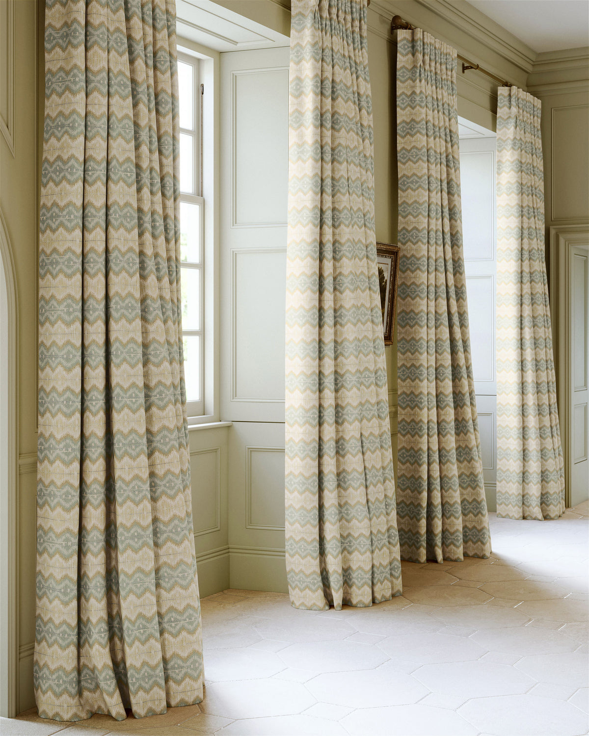 James Hare Mirage Mineral Alfresco Made to Measure Curtains