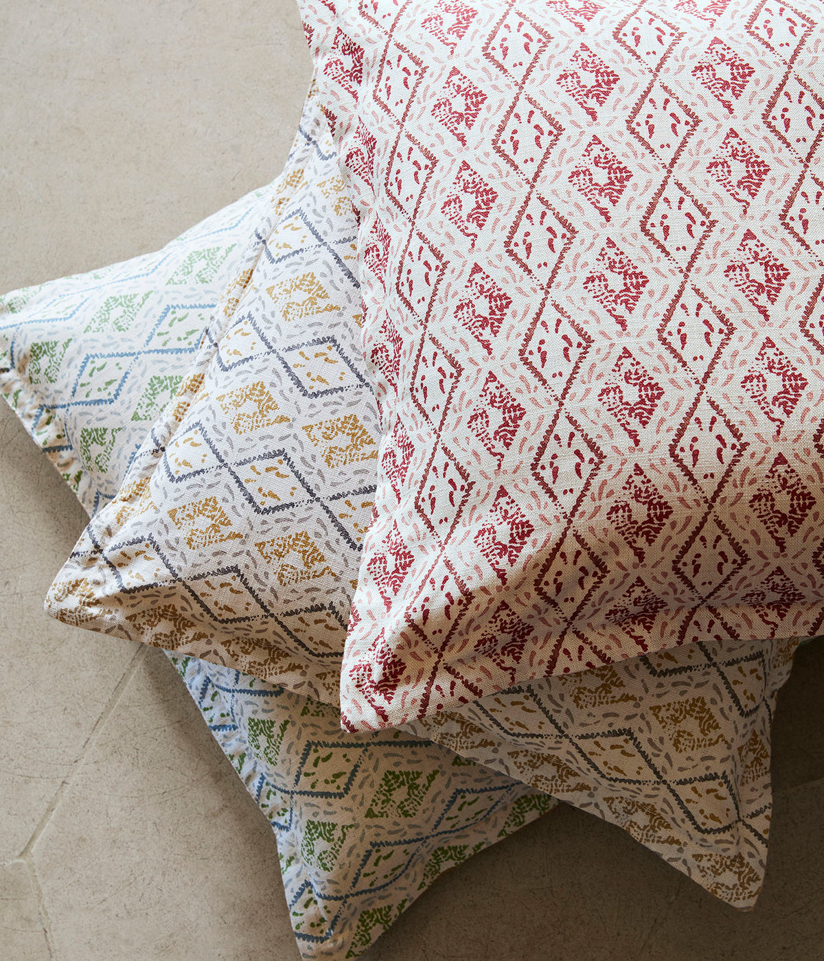 James Hare Dacca Red/Pink Made to Measure Roman Blinds