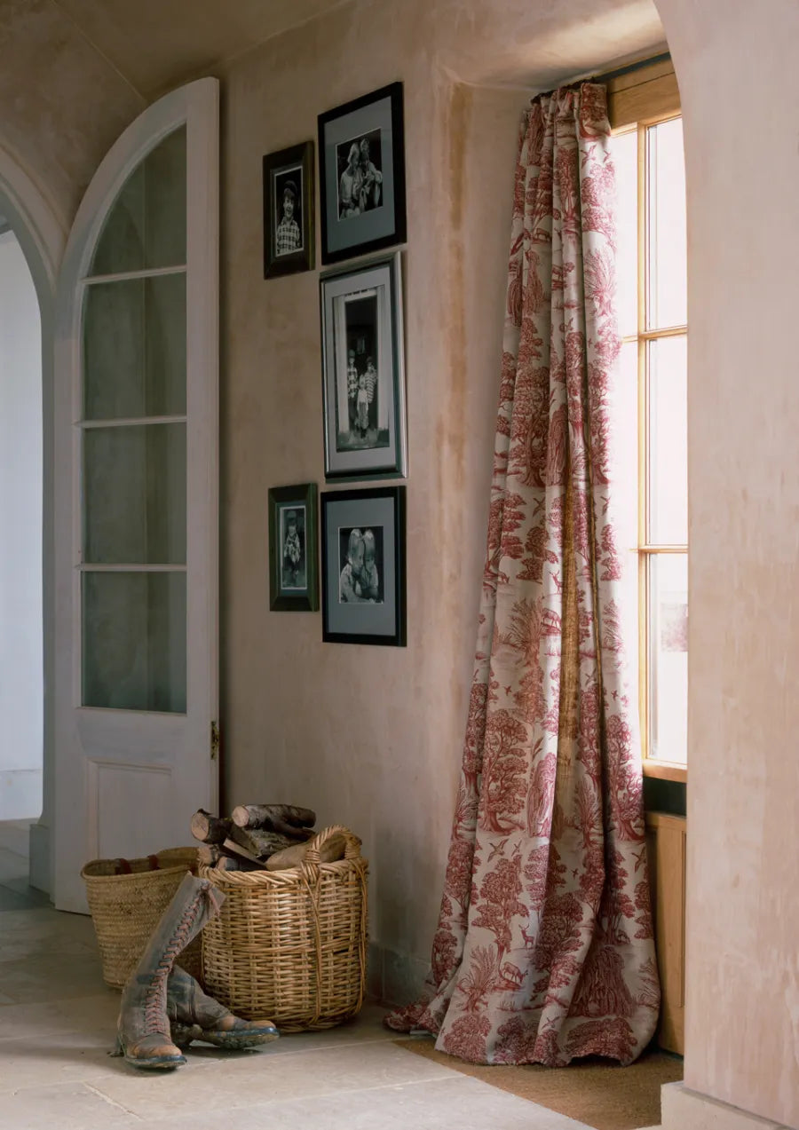 Lewis & Wood Deer Park Rouge Made to Measure Roman Blinds – lifestyle photograph