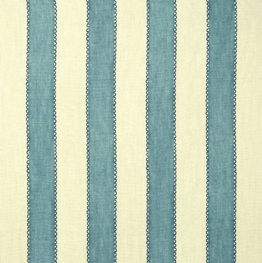 Double Denim - Lola Stripe by Linwood - Curtains & Roman Blinds