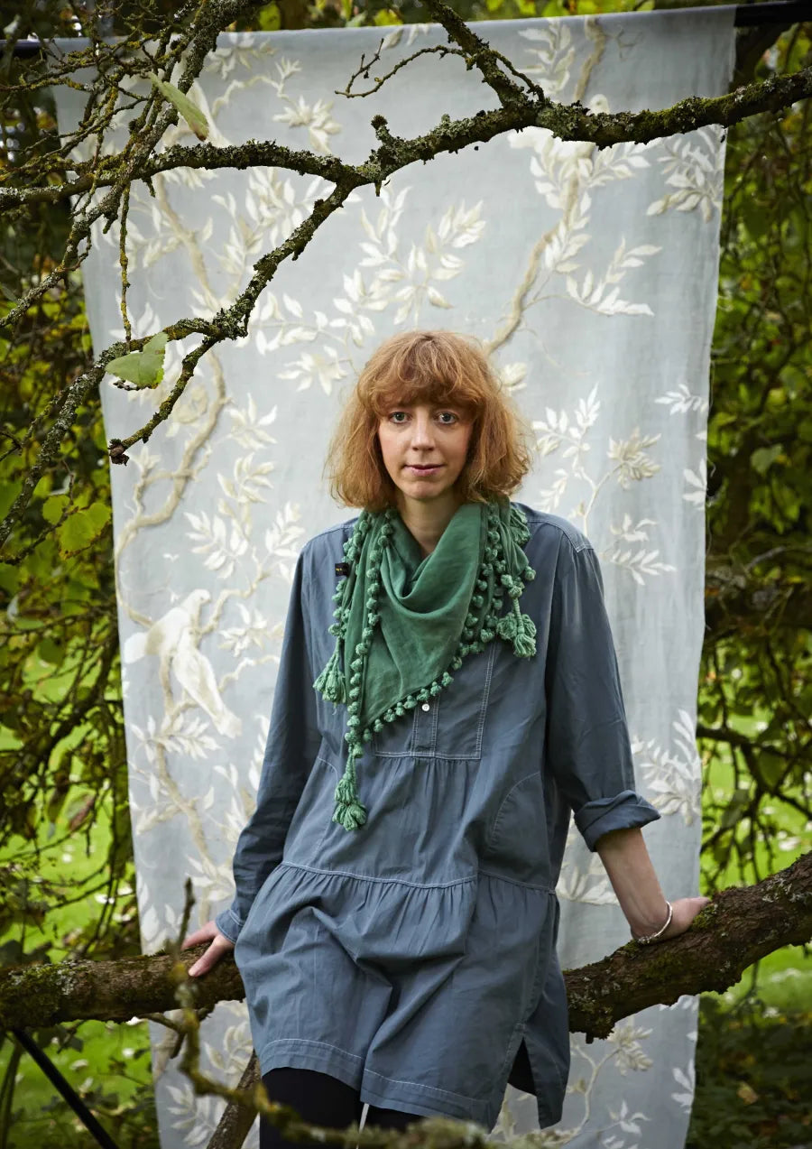 Lewis & Wood Doves Summer Blue Made to Measure Roman Blinds – by Flora Roberts