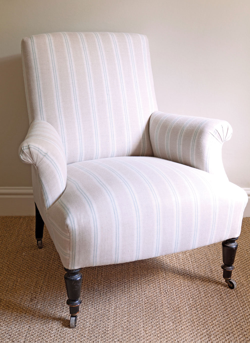 Kate Forman Stripe Duck Egg Made to Measure Curtains – image 2