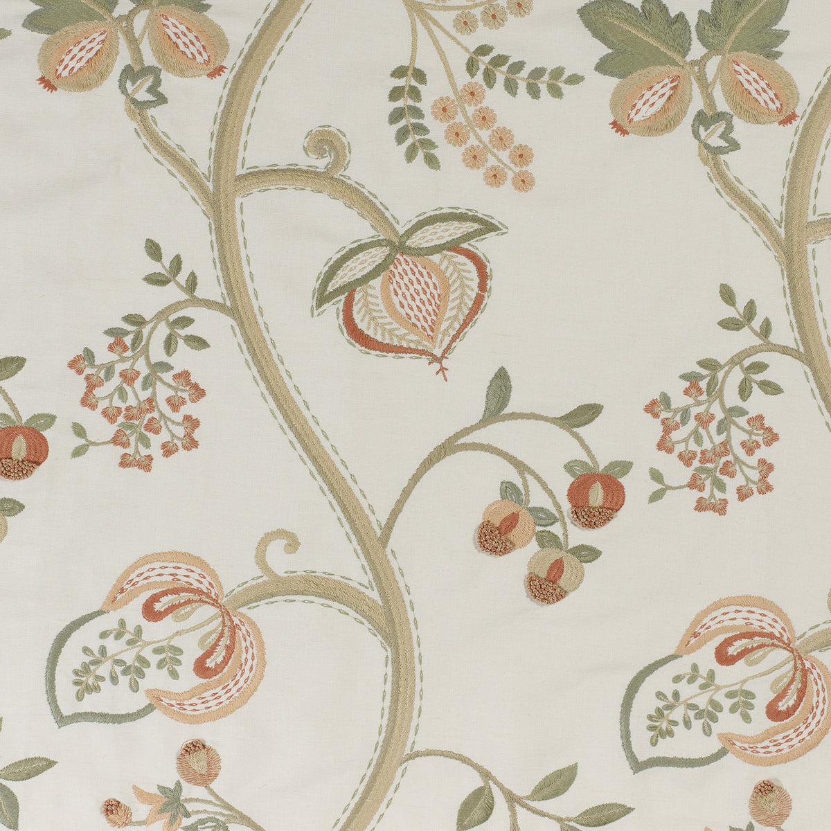 James Hare Elizabeth Terracotta Made to Measure Curtains