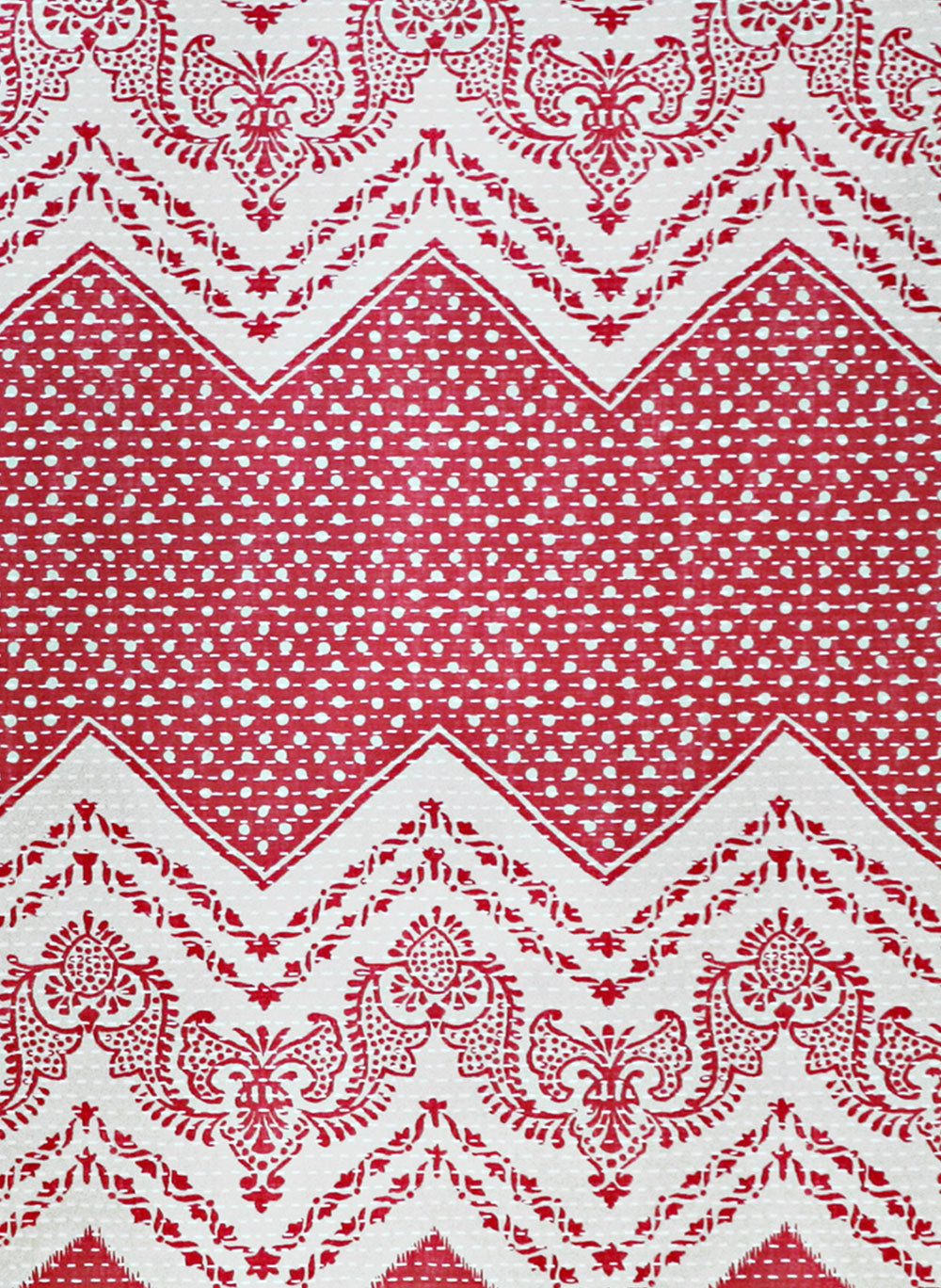 Kate Forman Elodie Red Made to Measure Roman Blinds