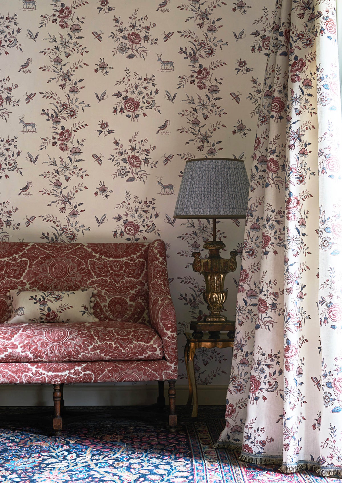 Lewis & Wood Fleurie Anemone Made to Measure Curtains – lifestyle photograph