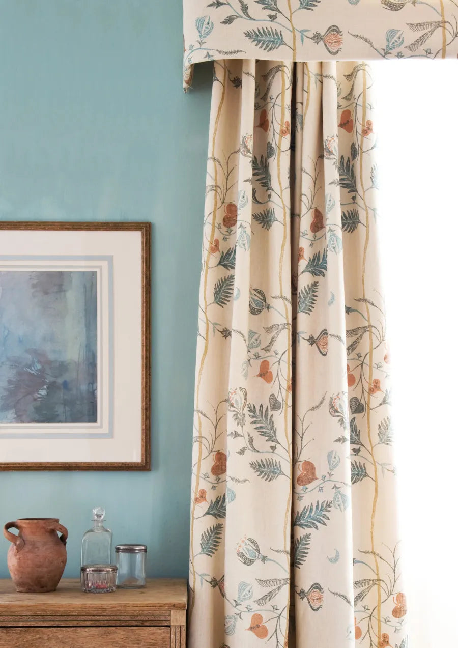 Lewis & Wood Floreat Sienna Made to Measure Curtains – lifestyle photograph