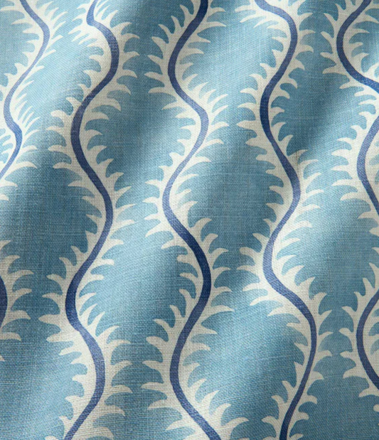 Fountains - Helter Skelter Fabric Linwood 100% Linen 