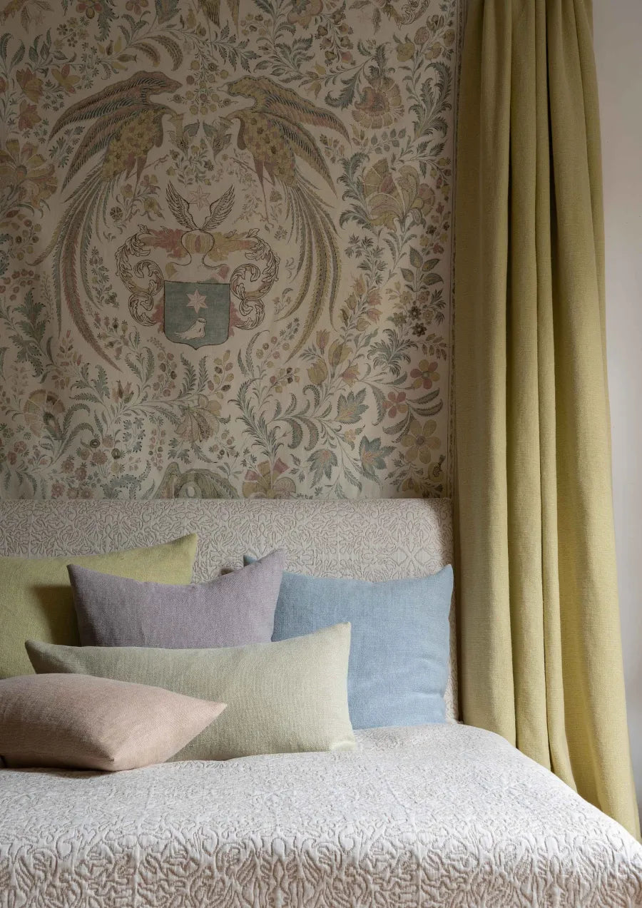 Lewis & Wood Fresco Linen Lemon Made to Measure Roman Blinds – lifestyle photograph