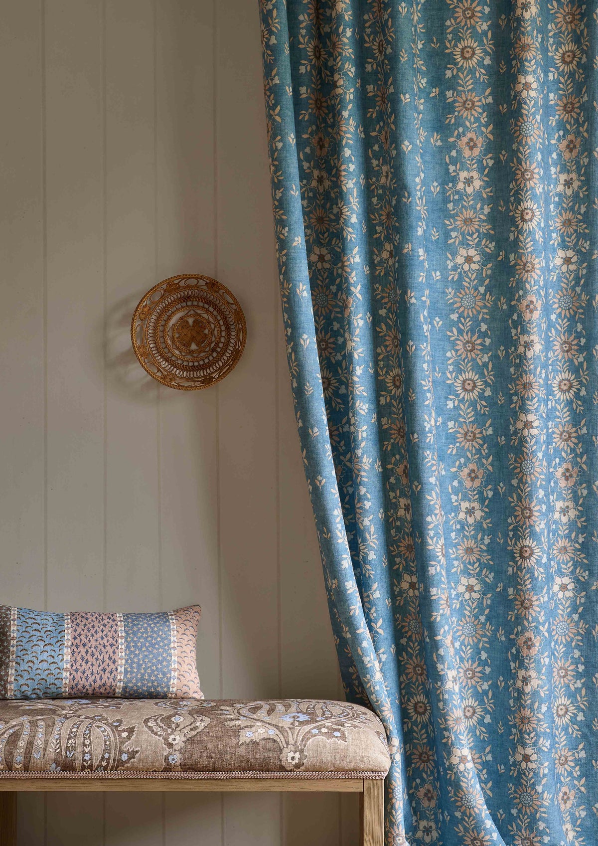Lewis & Wood Freya Delphi Made to Measure Curtains – lifestyle photograph