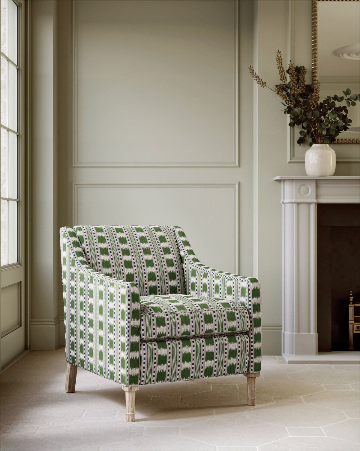 James Hare Paxton Blue/Green Made to Measure Curtains