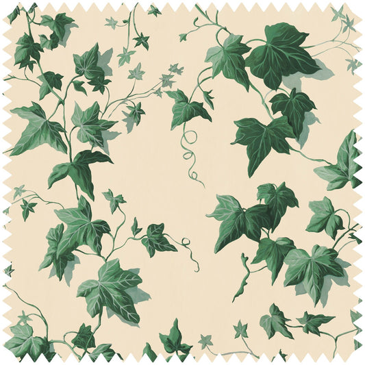 Viridian - Hedera Cotton Linen by House of Hackney - Fabric, Curtains, Roman Blinds