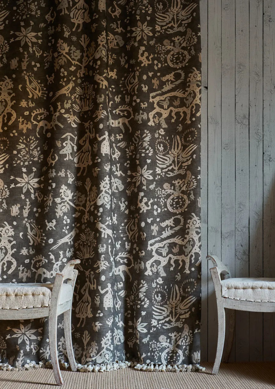 Lewis & Wood Iliad Nero Made to Measure Curtains – lifestyle photograph