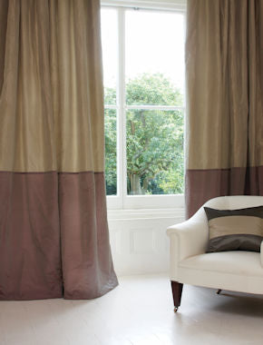 James Hare Imperial Silk Claret Made to Measure Curtains