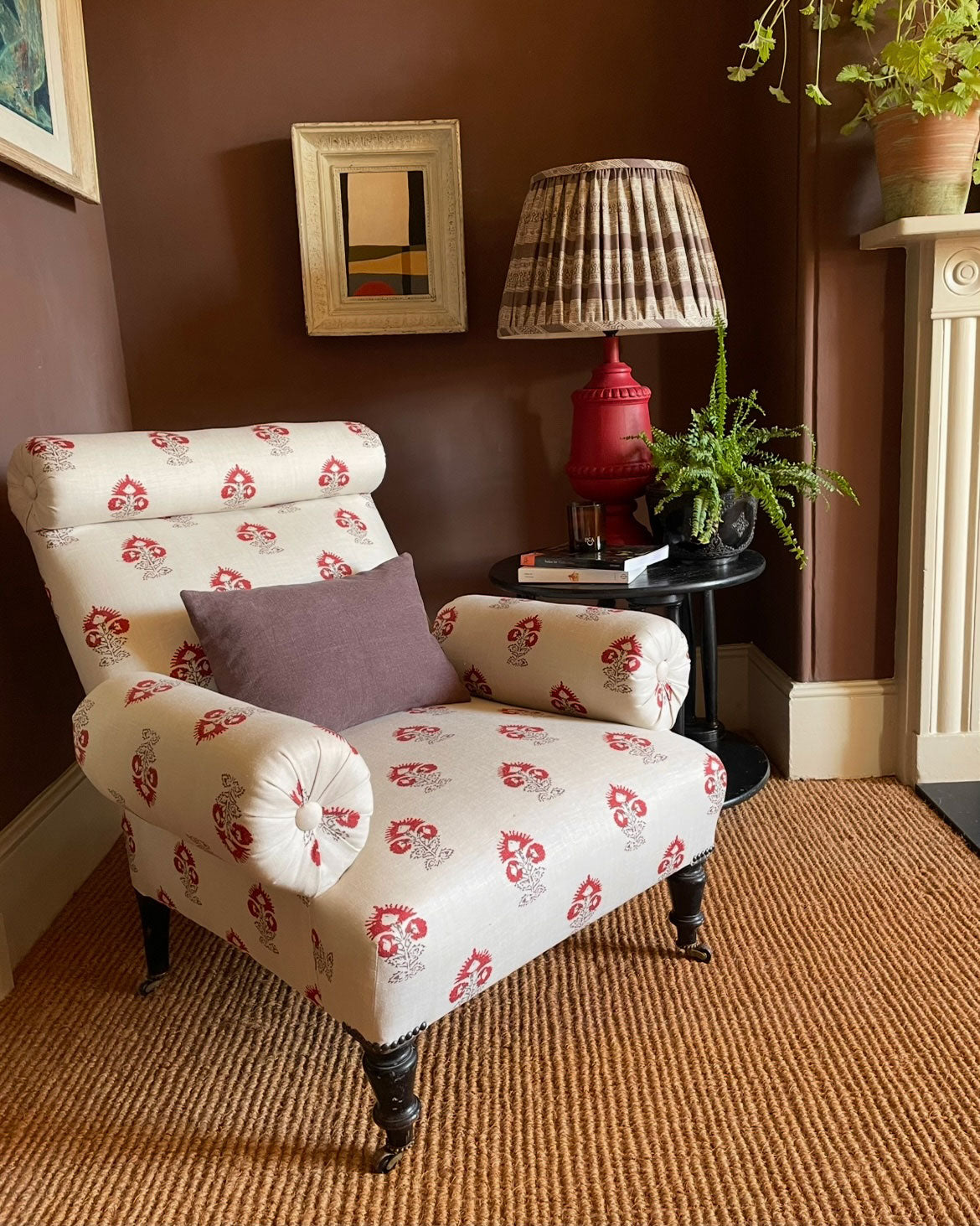 Kate Forman Iona Red/Brown Made to Measure Roman Blinds – image 2