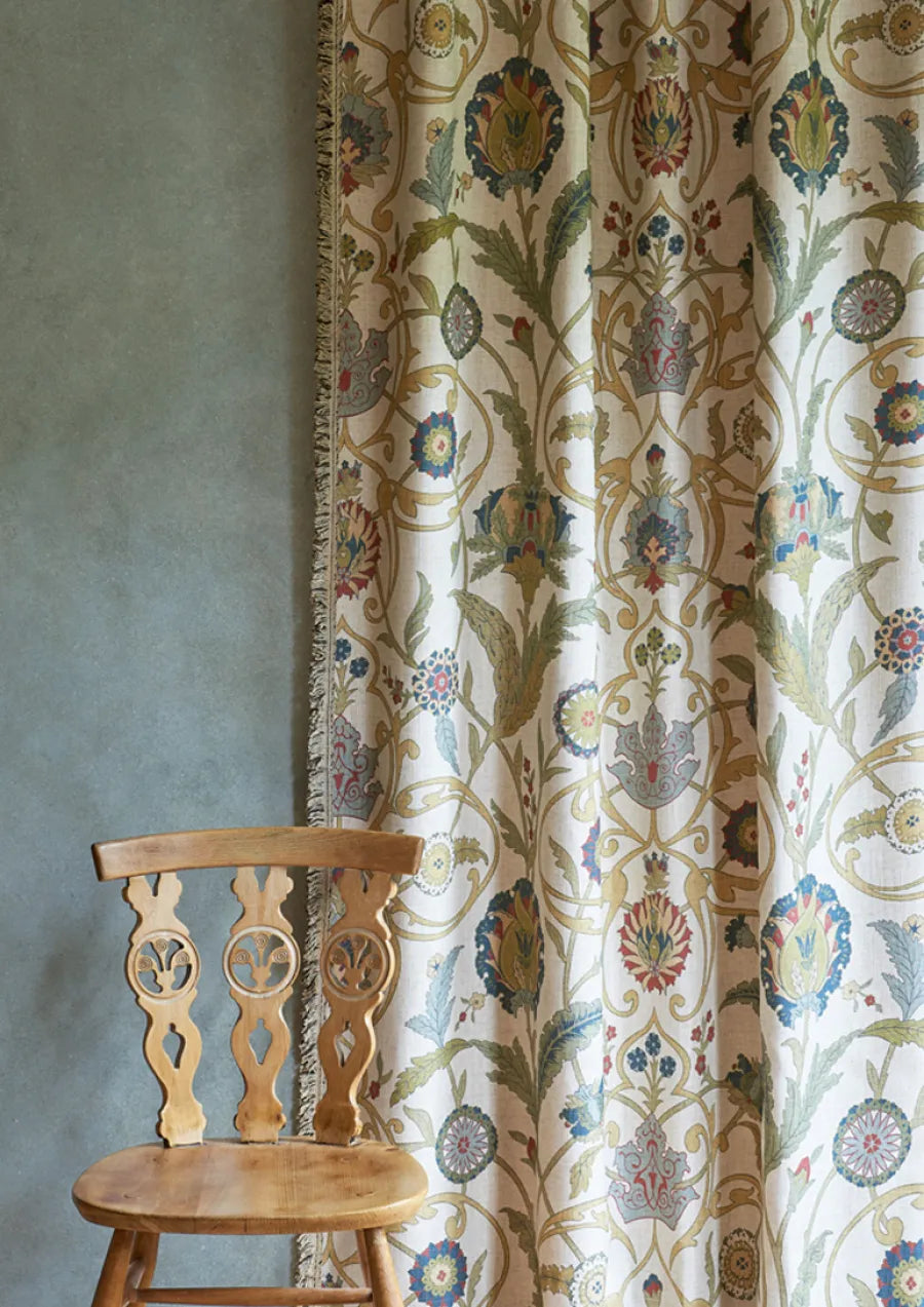 Lewis & Wood Ipek Damask Pugin Made to Measure Curtains – lifestyle photograph