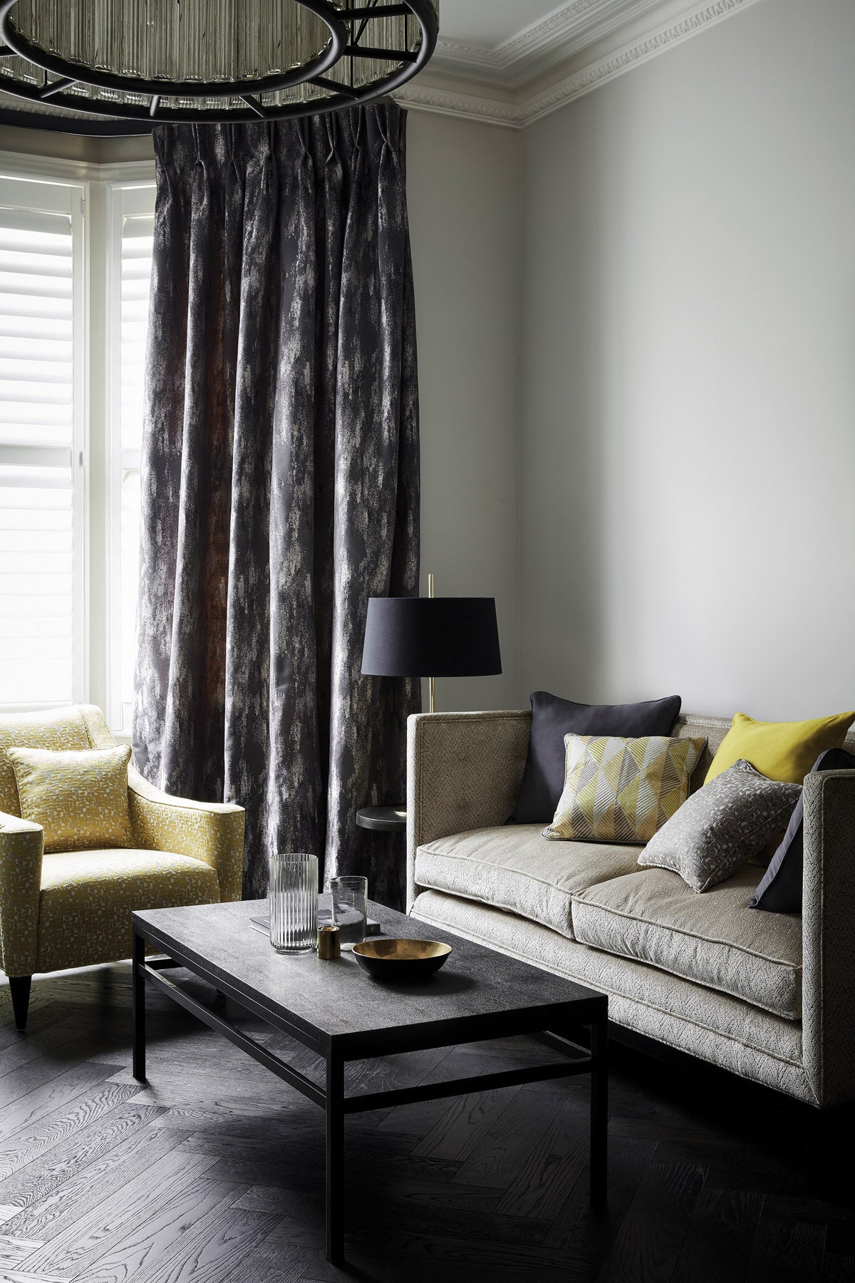 James Hare Marble Alabaster Made to Measure Curtains