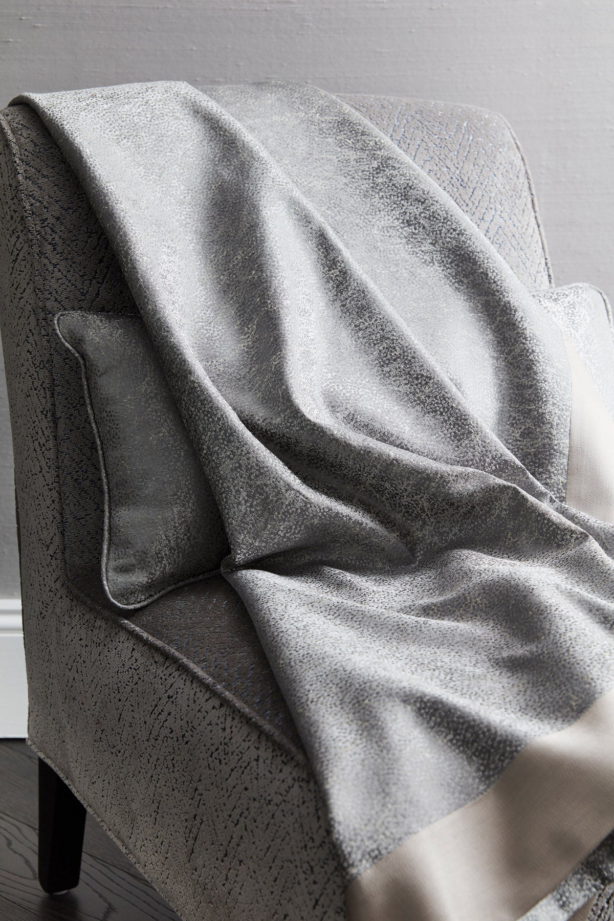James Hare Mineral Silk Onyx Made to Measure Curtains