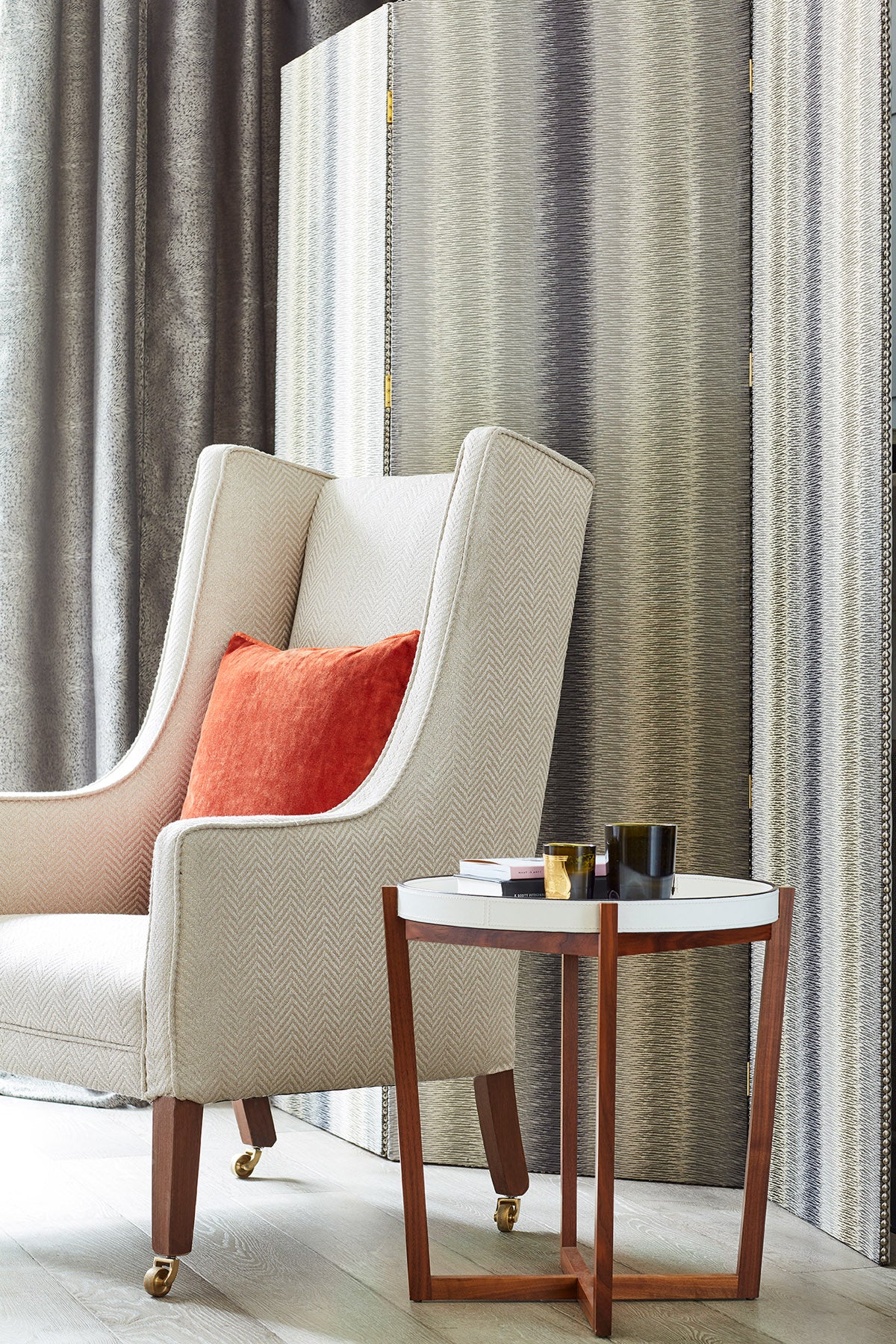 James Hare Orion Gold Made to Measure Curtains
