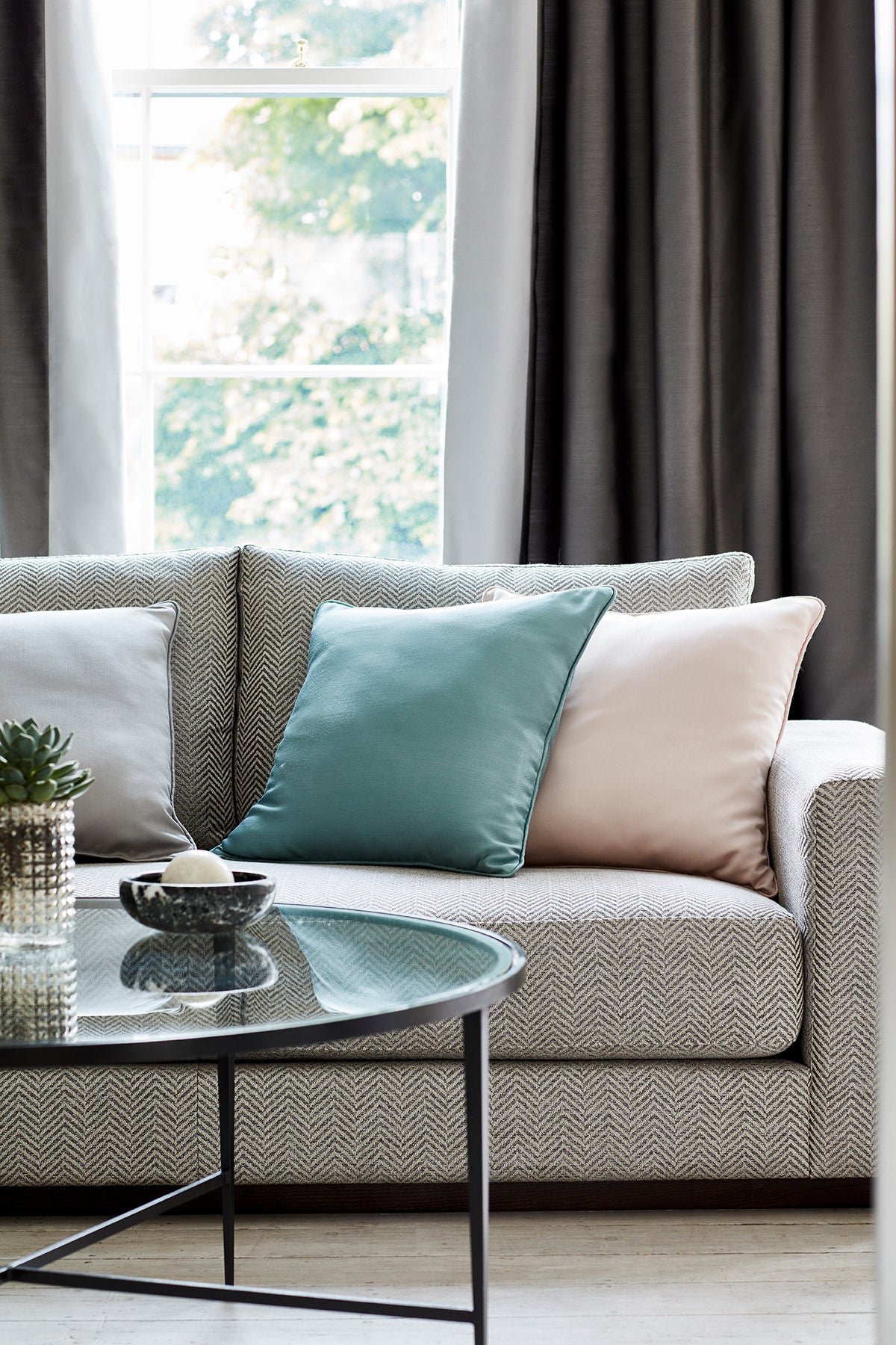 James Hare Orion Gold Made to Measure Curtains