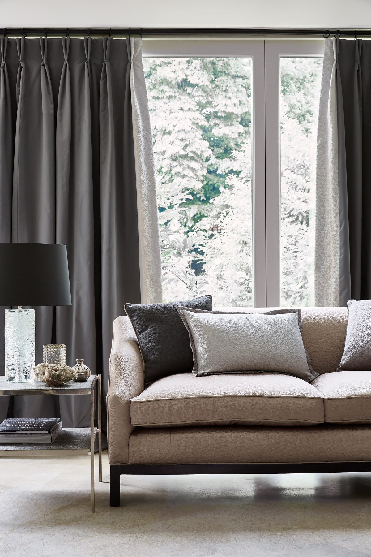 James Hare Reflection Stucco Made to Measure Curtains