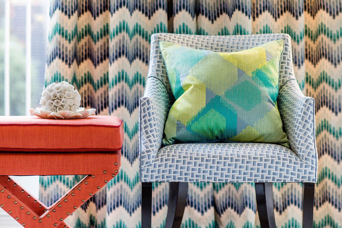 James Hare Abstract Grey Made to Measure Curtains