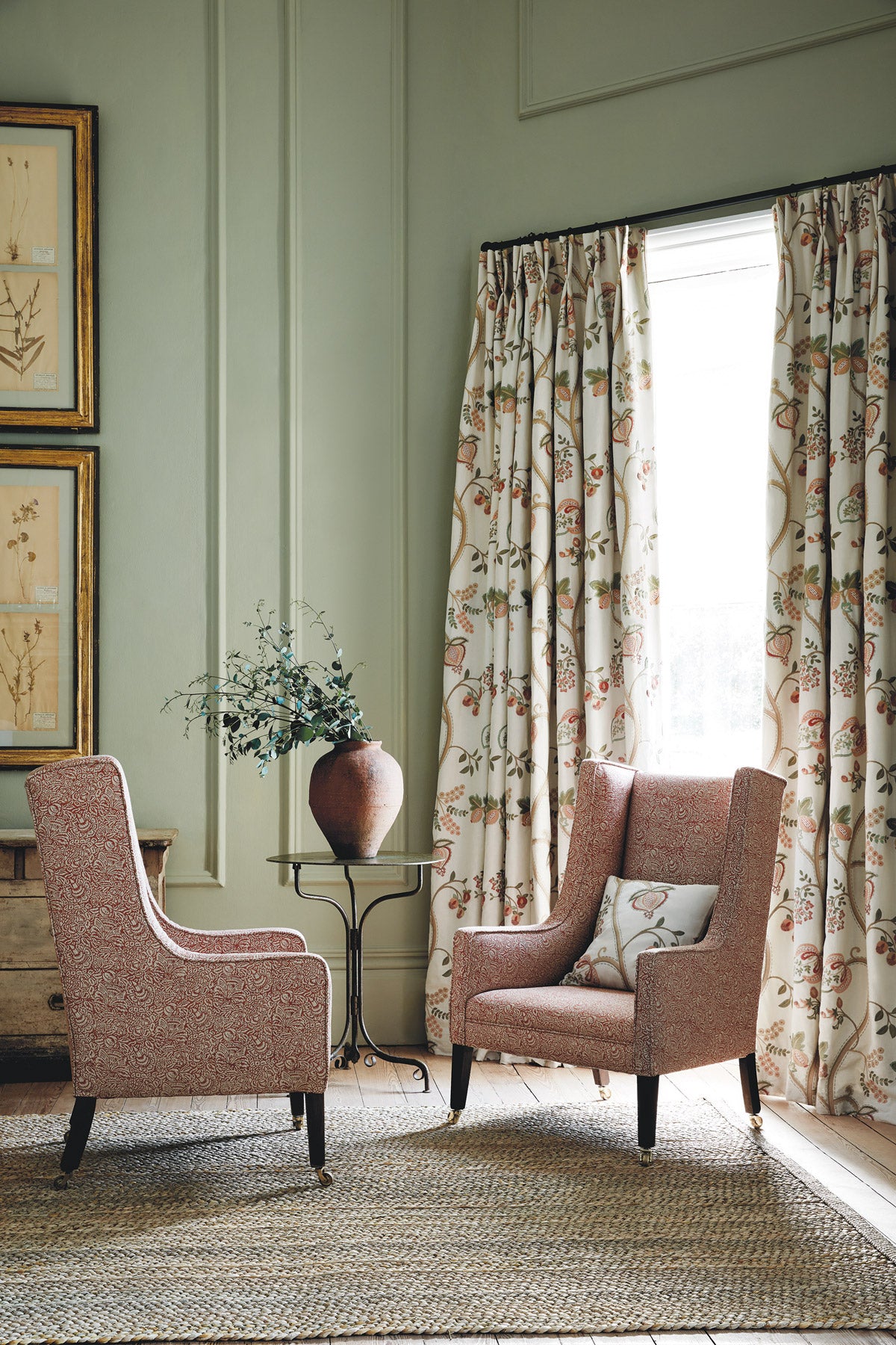 James Hare Gardyne Terracotta Made to Measure Roman Blinds