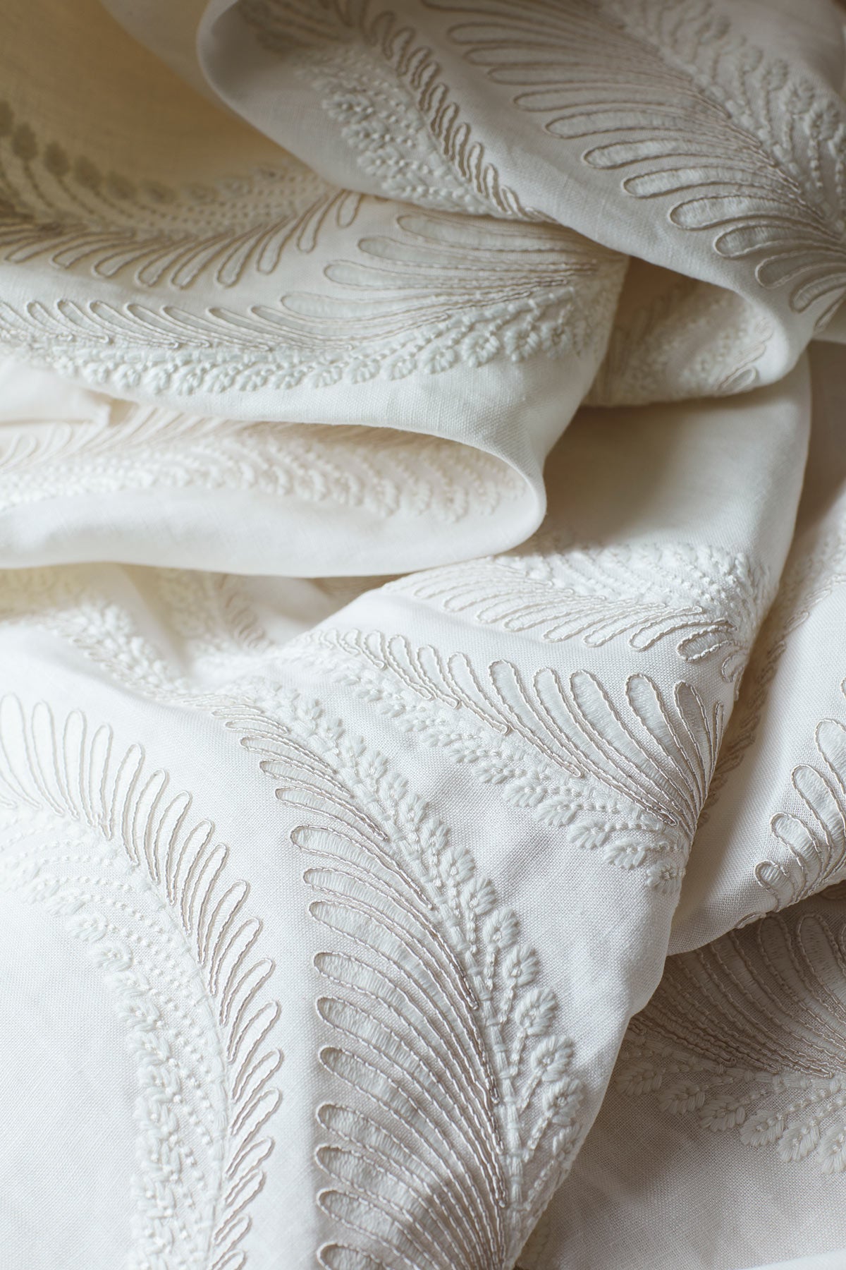 James Hare Meander Ivory Made to Measure Roman Blinds
