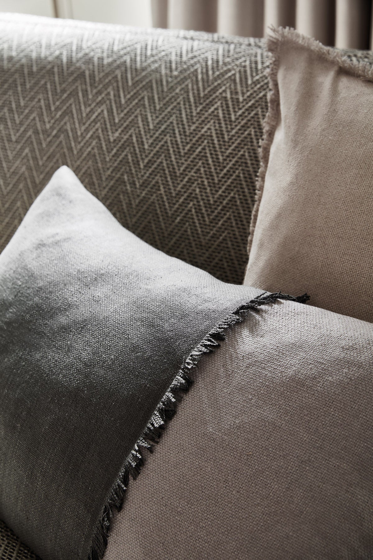 James Hare Kashmiri Silk Fawn Made to Measure Roman Blinds