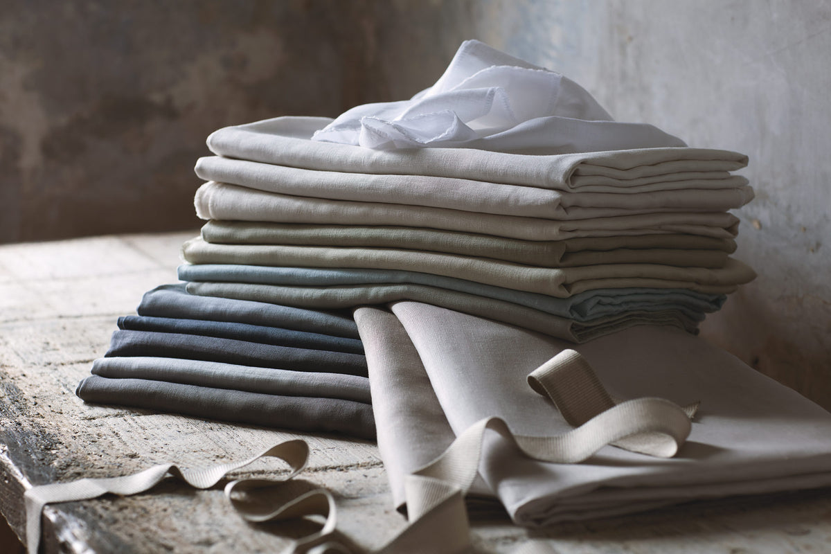 James Hare Lismore Linen Morandi Grey Made to Measure Curtains