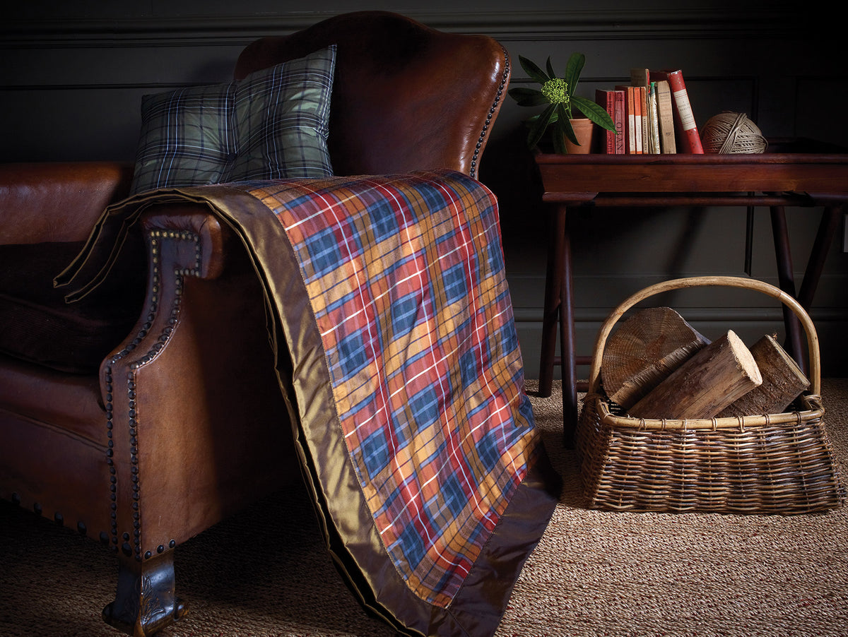 James Hare Tartan Silk Black Watch Made to Measure Curtains