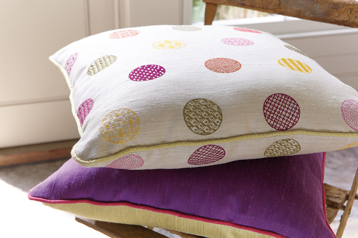 James Hare Mandalay Silk Badger Made to Measure Curtains