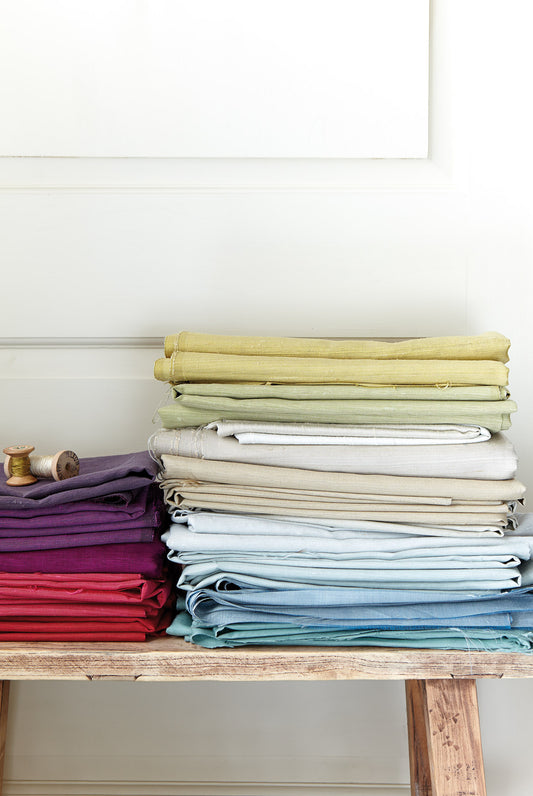 James Hare Vienne Silk Husk Made to Measure Roman Blinds
