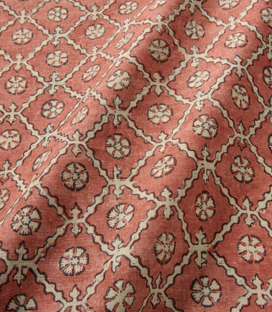 Sunset - Khiva Fabric Linwood 100% Linen