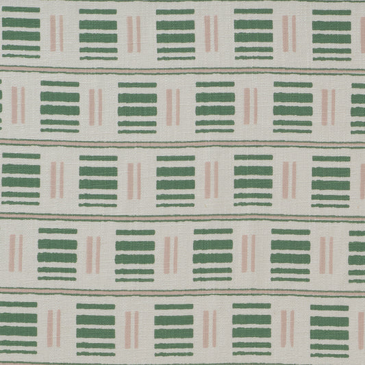 James Hare Kiftsgate Pink/Green Made to Measure Roman Blinds