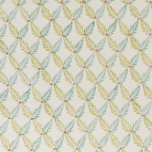 James Hare Knot Garden Green Made to Measure Roman Blinds