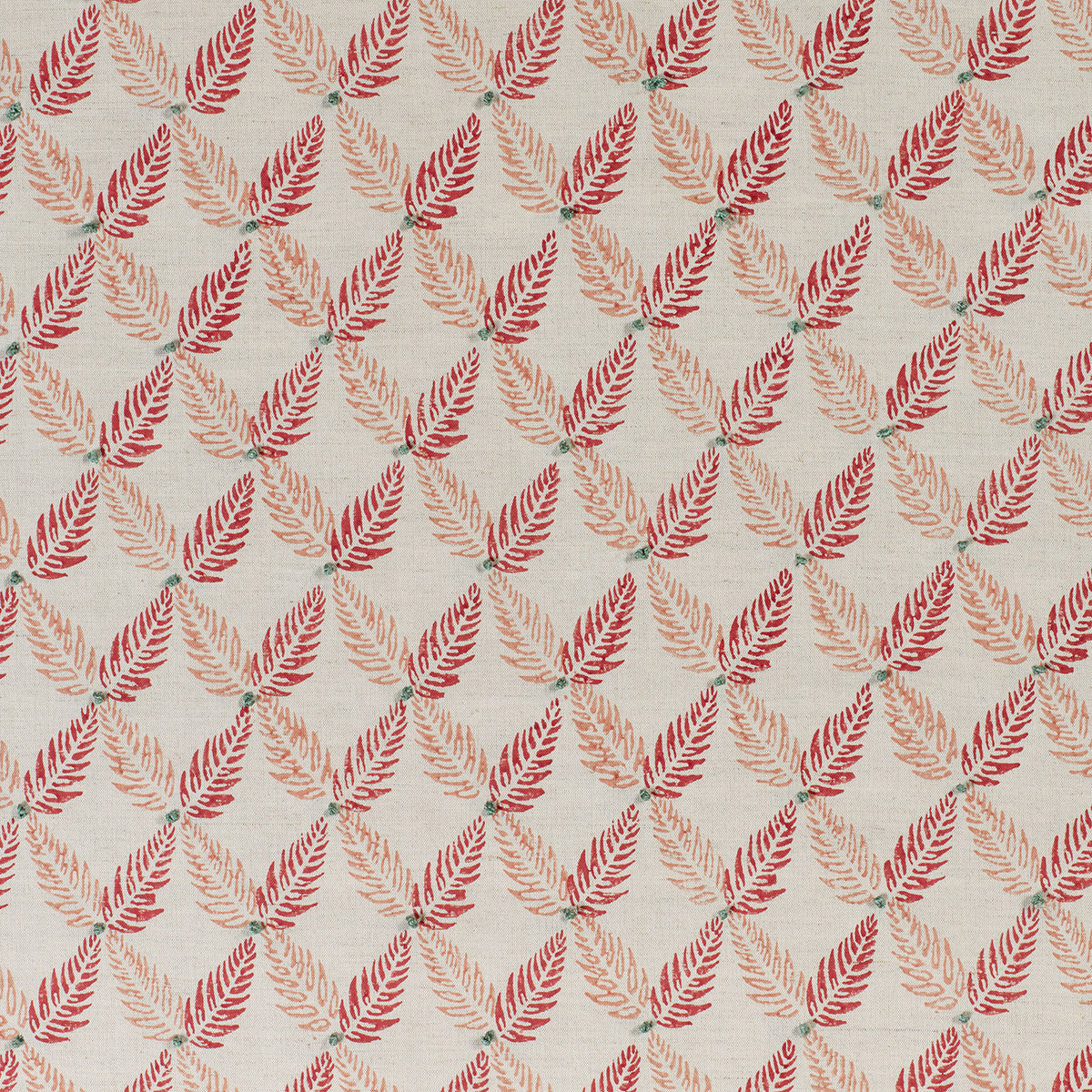 James Hare Knot Garden Red Made to Measure Roman Blinds